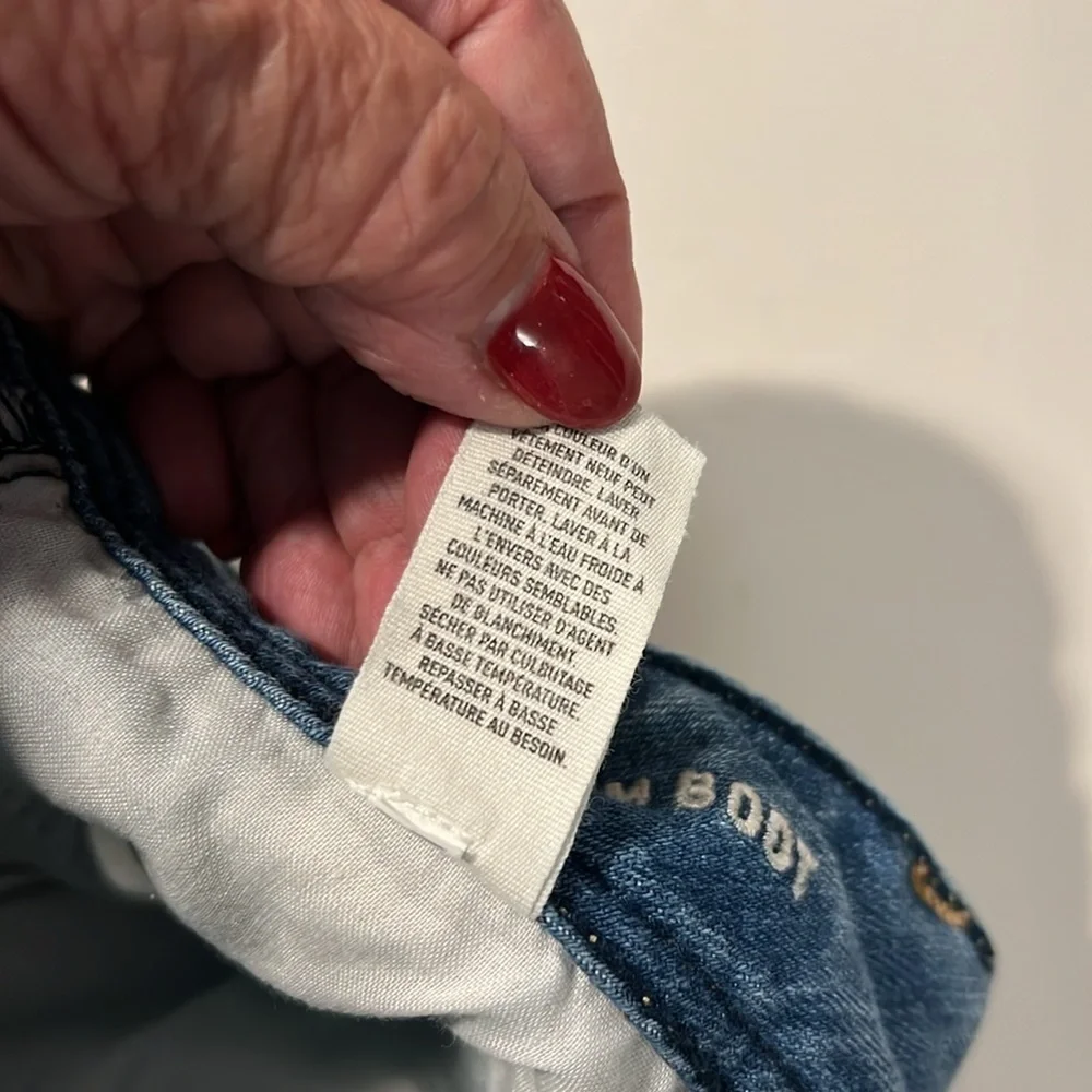 AMERICAN EAGLE STRETCH SLIM BOOT CUT 5 Pocket Woman’s Jeans Size 8 long - Picture 12 of 12